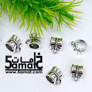 6 حامل دلايه فضي