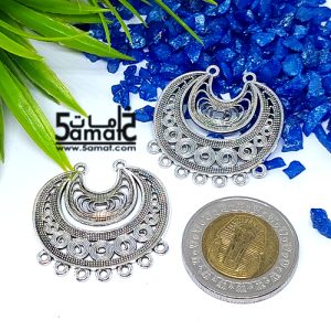 2 دلايه حلق فضي