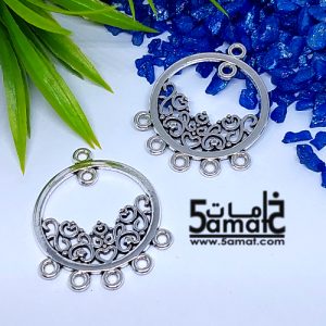 2 دلايه حلق فضي