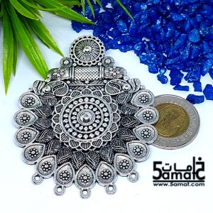 دلايه فضي بحلقات
