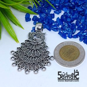 دلايه فضي بحلقات