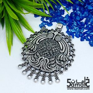 دلايه فضي بحلقات