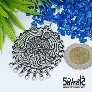 دلايه فضي بحلقات