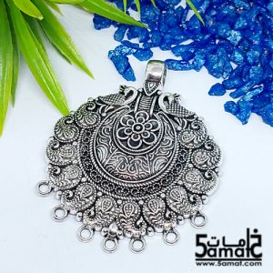 دلايه كبيره فضي بحلقات