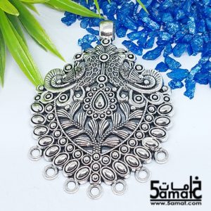 دلايه كبيره فضي بحلقات