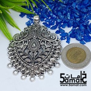 دلايه كبيره فضي بحلقات