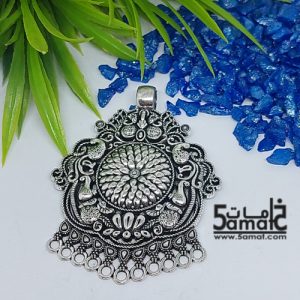 دلايه كبيره فضي بحلقات