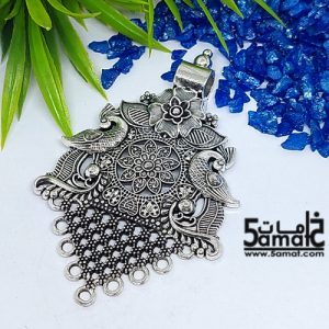دلايه كبيره فضي بحلقات