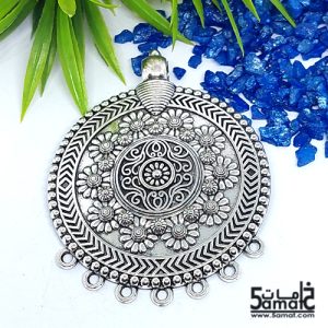 دلايه كبيره فضي بحلقات