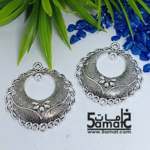2 دلايه حلق فضي