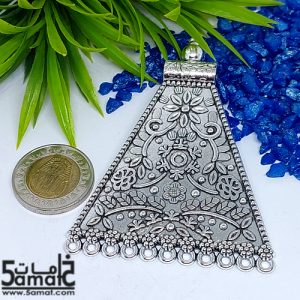 دلايه كبيره فضي بحلقات