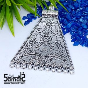 دلايه كبيره فضي بحلقات