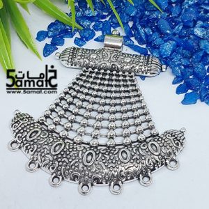 دلايه كبيره فضي بحلقات