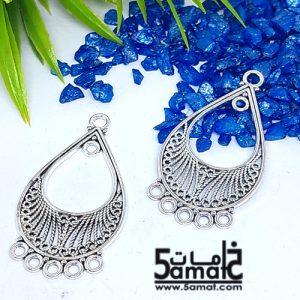 2 دلايه حلق فضي