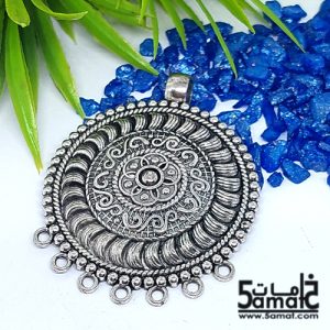 دلايه فضي بحلقات