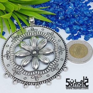 دلايه فضي بحلقات