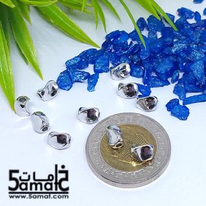 10 فاصل فضي ملتوي مقاس 4