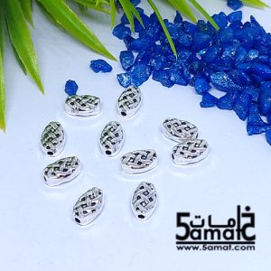 10 فاصل فضي مزخرف