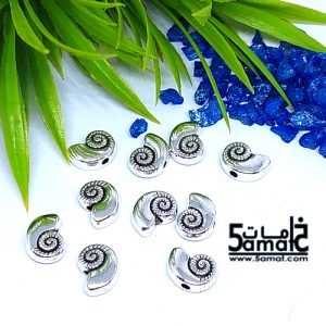 10 فاصل فضي قوقعه ملفوفه