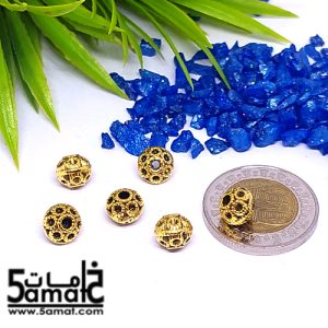 6 فاصل ذهبي مزخرف مقاس 8