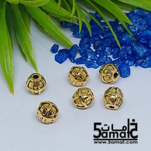 6 فاصل ذهبي مزخرف مقاس 8