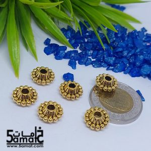 6 فاصل ذهبي مزخرف مقاس 10