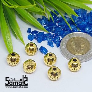 6 فاصل ذهبي مزخرف مقاس 8.5