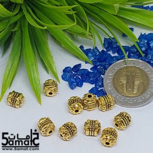 10 فاصل ذهبي مزخرف مقاس 6.5