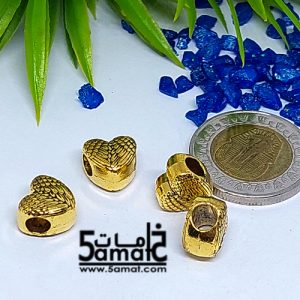 4 فاصل ذهبي قلب بفتحه كبيره