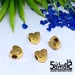4 فاصل ذهبي قلب بفتحه كبيره