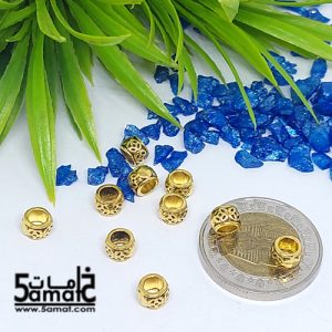 6 فاصل ذهبي مزخرف مقاس 5.5