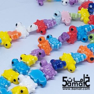 فرع خزف صدفي – سيراميك – حبات سلاحف – في حدود  28 حبه
