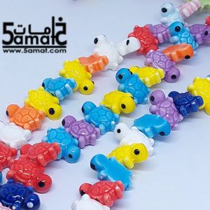 فرع خزف صدفي – سيراميك – حبات سلاحف – في حدود  28 حبه