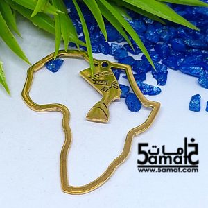 دلايه أفريقيا – رأس نفرتيتي فرعوني- ذهبي