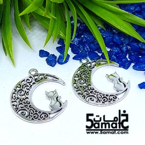 2 دلايه حلق فضي