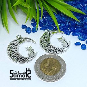 2 دلايه حلق فضي