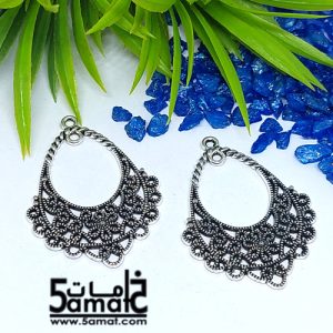 2 دلايه حلق فضي