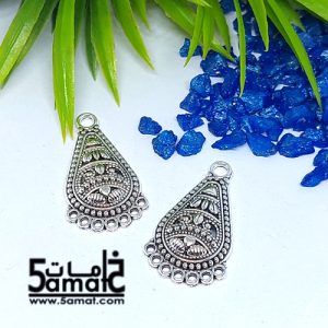 2 دلايه حلق  فضي