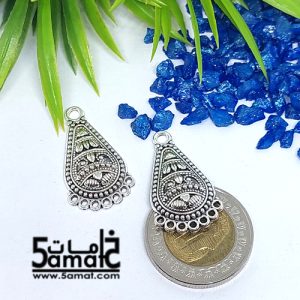 2 دلايه حلق  فضي