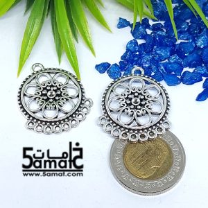 2 دلايه حلق فضي