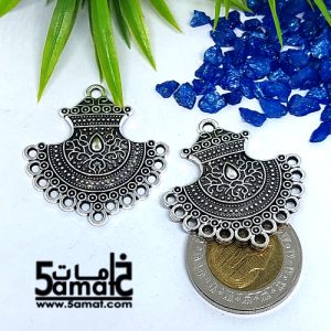 2 دلايه حلق فضي