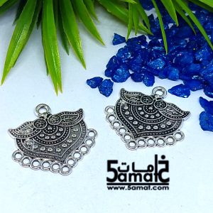 2 دلايه حلق فضي