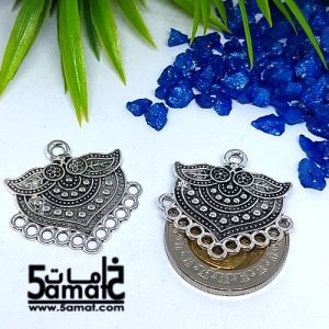 2 دلايه حلق فضي