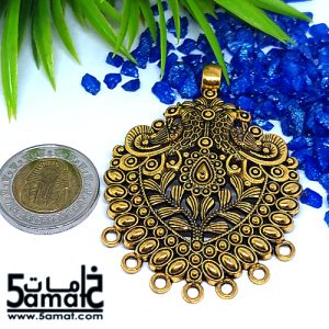 دلايه كبيره ذهبي بحلقات