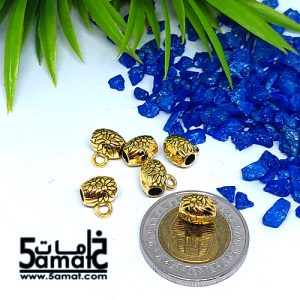 6 حامل دلايه متوسط قطر 7مم ذهبي