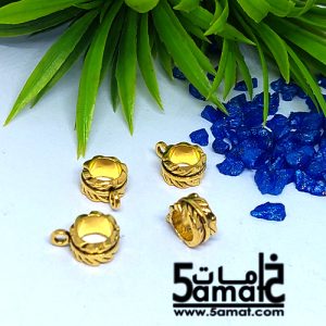 4 حامل دلايه مقاس 9مم ذهبي