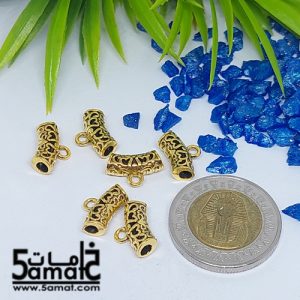 6 حامل دلايه مقاس 5مم ذهبي