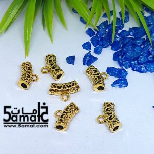 6 حامل دلايه مقاس 5مم ذهبي