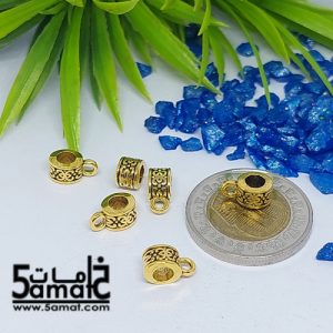 6 حامل دلايه  مقاس 6مم ذهبي