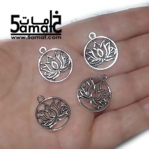4 دلايه زهره فضي بإطار